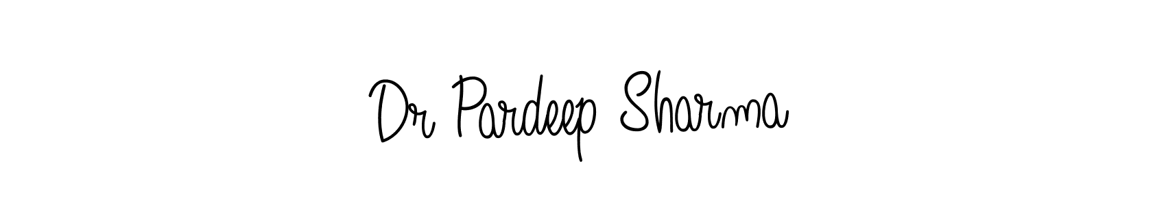 You should practise on your own different ways (Angelique-Rose-font-FFP) to write your name (Dr Pardeep Sharma) in signature. don't let someone else do it for you. Dr Pardeep Sharma signature style 5 images and pictures png