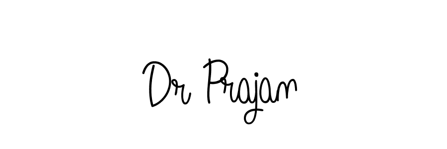 How to make Dr Prajan name signature. Use Angelique-Rose-font-FFP style for creating short signs online. This is the latest handwritten sign. Dr Prajan signature style 5 images and pictures png