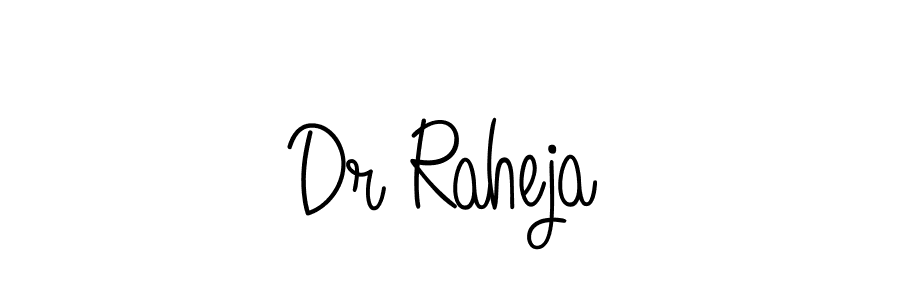 Use a signature maker to create a handwritten signature online. With this signature software, you can design (Angelique-Rose-font-FFP) your own signature for name Dr Raheja. Dr Raheja signature style 5 images and pictures png