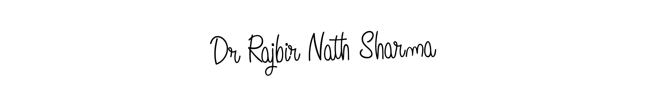 Dr Rajbir Nath Sharma stylish signature style. Best Handwritten Sign (Angelique-Rose-font-FFP) for my name. Handwritten Signature Collection Ideas for my name Dr Rajbir Nath Sharma. Dr Rajbir Nath Sharma signature style 5 images and pictures png