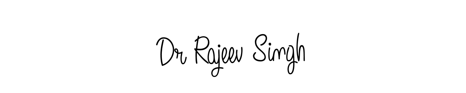 Make a beautiful signature design for name Dr Rajeev Singh. With this signature (Angelique-Rose-font-FFP) style, you can create a handwritten signature for free. Dr Rajeev Singh signature style 5 images and pictures png