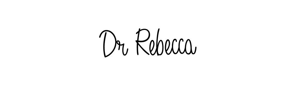 Make a beautiful signature design for name Dr Rebecca. With this signature (Angelique-Rose-font-FFP) style, you can create a handwritten signature for free. Dr Rebecca signature style 5 images and pictures png