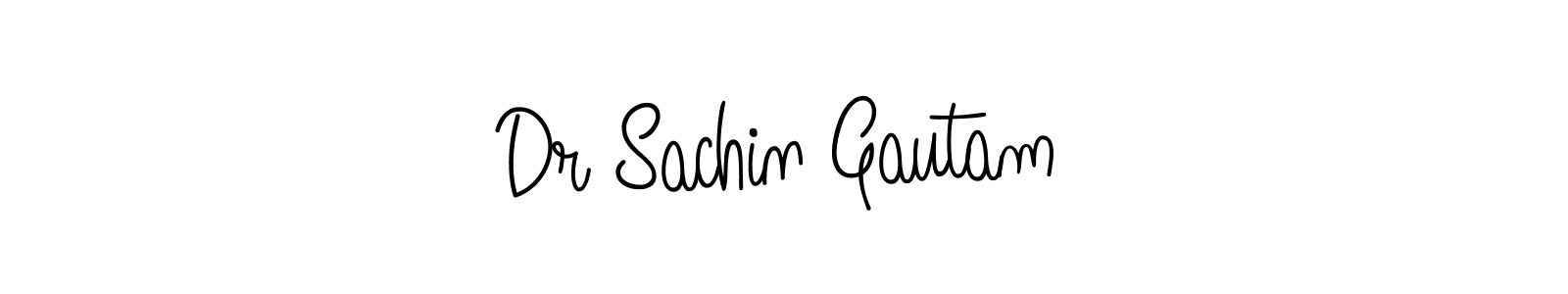 You should practise on your own different ways (Angelique-Rose-font-FFP) to write your name (Dr Sachin Gautam) in signature. don't let someone else do it for you. Dr Sachin Gautam signature style 5 images and pictures png