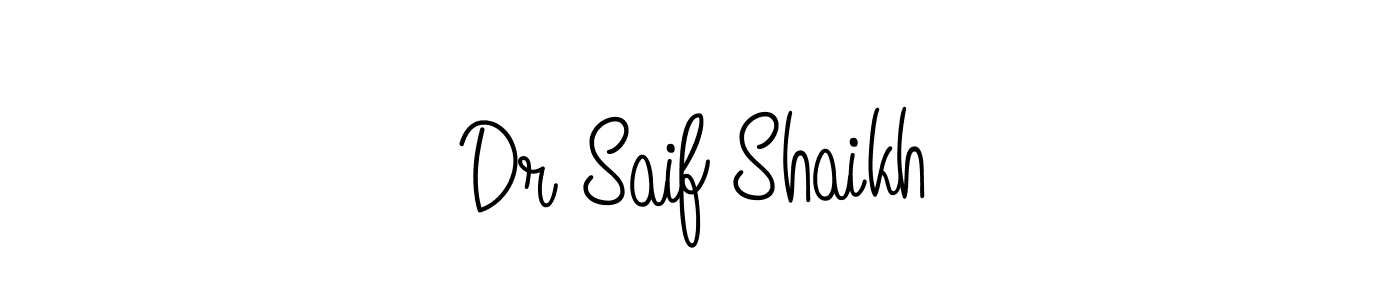 if you are searching for the best signature style for your name Dr Saif Shaikh. so please give up your signature search. here we have designed multiple signature styles  using Angelique-Rose-font-FFP. Dr Saif Shaikh signature style 5 images and pictures png