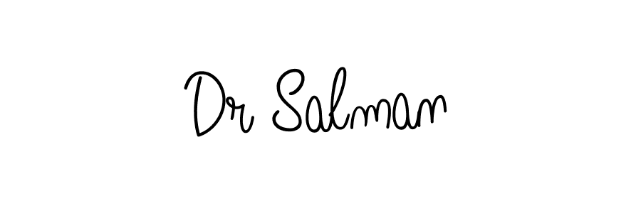 How to make Dr Salman signature? Angelique-Rose-font-FFP is a professional autograph style. Create handwritten signature for Dr Salman name. Dr Salman signature style 5 images and pictures png