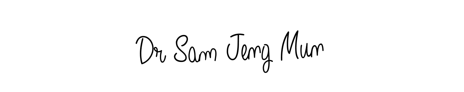 Make a short Dr Sam Jeng Mun signature style. Manage your documents anywhere anytime using Angelique-Rose-font-FFP. Create and add eSignatures, submit forms, share and send files easily. Dr Sam Jeng Mun signature style 5 images and pictures png