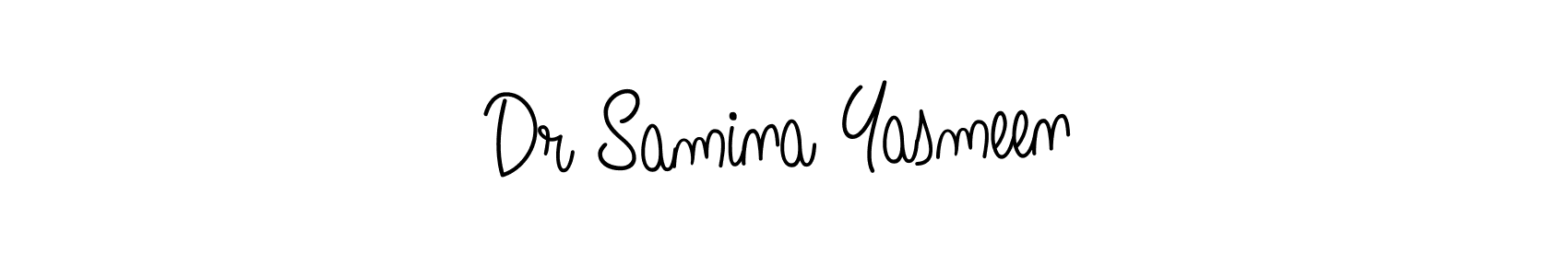 Also You can easily find your signature by using the search form. We will create Dr Samina Yasmeen name handwritten signature images for you free of cost using Angelique-Rose-font-FFP sign style. Dr Samina Yasmeen signature style 5 images and pictures png