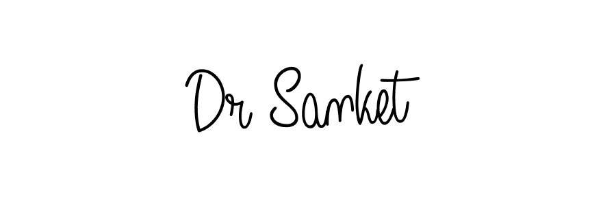 Use a signature maker to create a handwritten signature online. With this signature software, you can design (Angelique-Rose-font-FFP) your own signature for name Dr Sanket. Dr Sanket signature style 5 images and pictures png