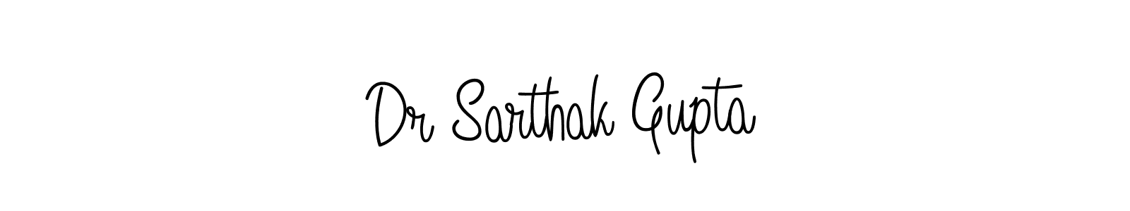 Use a signature maker to create a handwritten signature online. With this signature software, you can design (Angelique-Rose-font-FFP) your own signature for name Dr Sarthak Gupta. Dr Sarthak Gupta signature style 5 images and pictures png