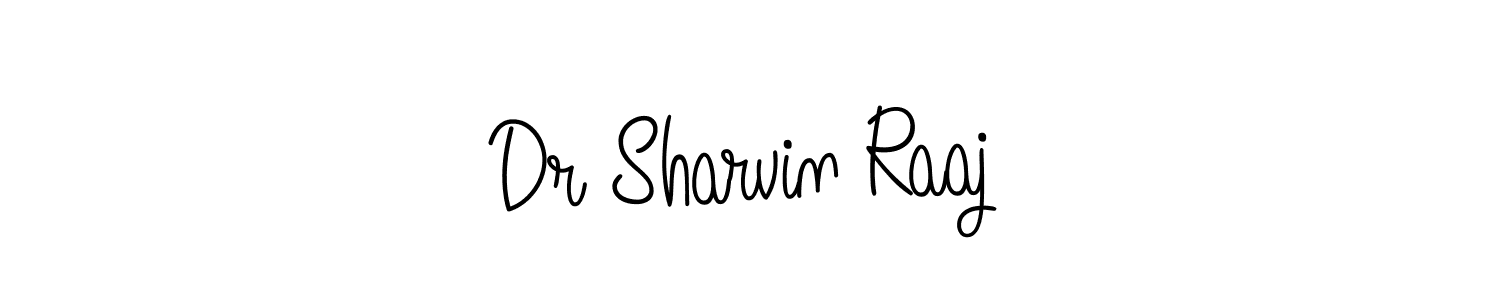 Also we have Dr Sharvin Raaj name is the best signature style. Create professional handwritten signature collection using Angelique-Rose-font-FFP autograph style. Dr Sharvin Raaj signature style 5 images and pictures png