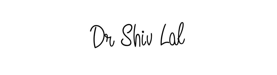 Use a signature maker to create a handwritten signature online. With this signature software, you can design (Angelique-Rose-font-FFP) your own signature for name Dr Shiv Lal. Dr Shiv Lal signature style 5 images and pictures png