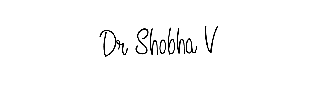 Similarly Angelique-Rose-font-FFP is the best handwritten signature design. Signature creator online .You can use it as an online autograph creator for name Dr Shobha V. Dr Shobha V signature style 5 images and pictures png