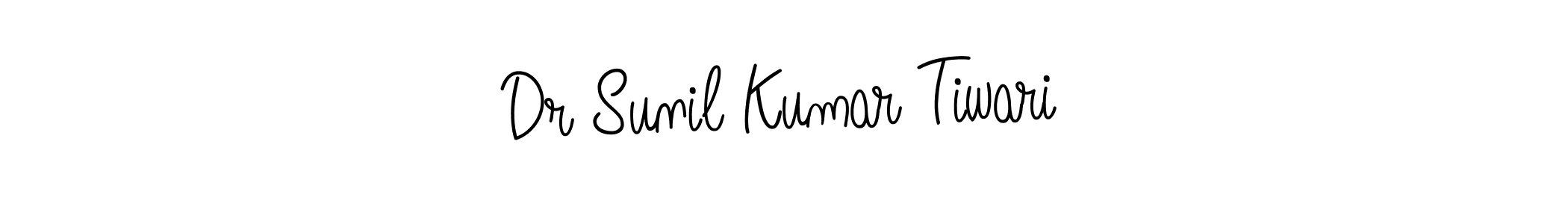 How to make Dr Sunil Kumar Tiwari name signature. Use Angelique-Rose-font-FFP style for creating short signs online. This is the latest handwritten sign. Dr Sunil Kumar Tiwari signature style 5 images and pictures png