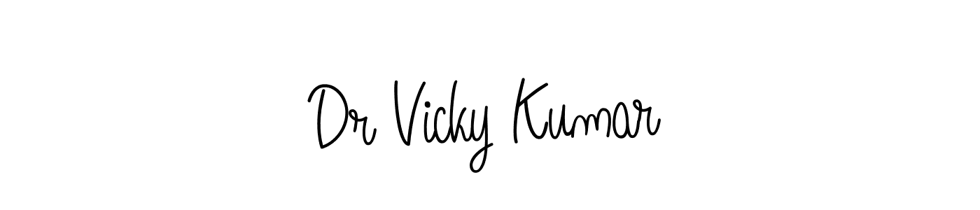 if you are searching for the best signature style for your name Dr Vicky Kumar. so please give up your signature search. here we have designed multiple signature styles  using Angelique-Rose-font-FFP. Dr Vicky Kumar signature style 5 images and pictures png