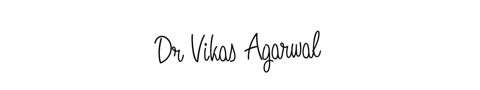 Create a beautiful signature design for name Dr Vikas Agarwal. With this signature (Angelique-Rose-font-FFP) fonts, you can make a handwritten signature for free. Dr Vikas Agarwal signature style 5 images and pictures png