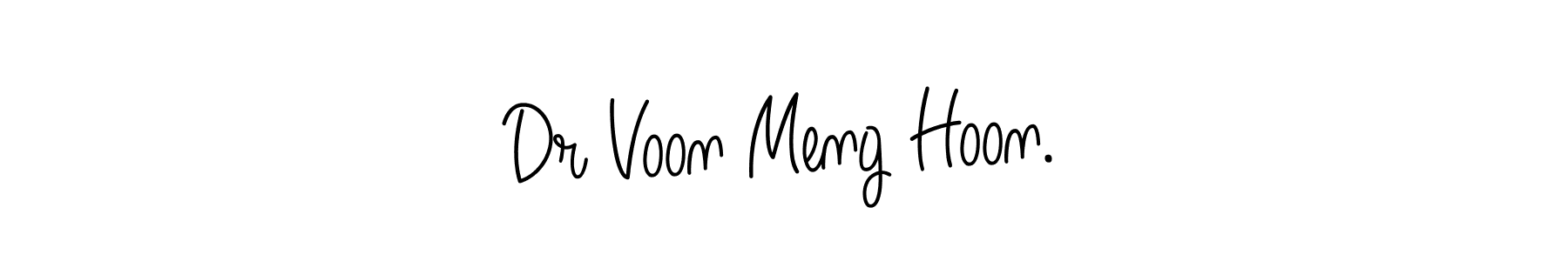 You should practise on your own different ways (Angelique-Rose-font-FFP) to write your name (Dr Voon Meng Hoon.) in signature. don't let someone else do it for you. Dr Voon Meng Hoon. signature style 5 images and pictures png