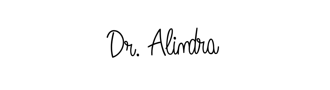 How to make Dr. Alindra signature? Angelique-Rose-font-FFP is a professional autograph style. Create handwritten signature for Dr. Alindra name. Dr. Alindra signature style 5 images and pictures png