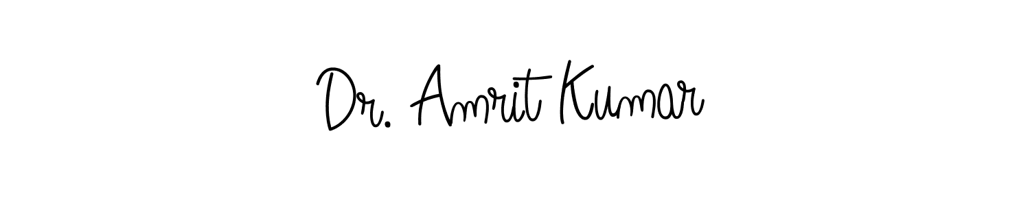 Also we have Dr. Amrit Kumar name is the best signature style. Create professional handwritten signature collection using Angelique-Rose-font-FFP autograph style. Dr. Amrit Kumar signature style 5 images and pictures png