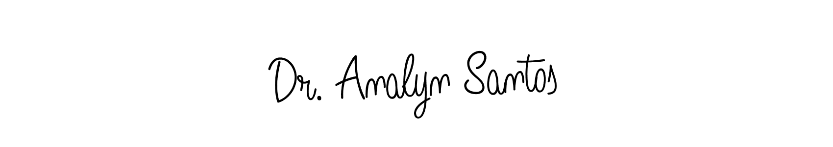 Dr. Analyn Santos stylish signature style. Best Handwritten Sign (Angelique-Rose-font-FFP) for my name. Handwritten Signature Collection Ideas for my name Dr. Analyn Santos. Dr. Analyn Santos signature style 5 images and pictures png
