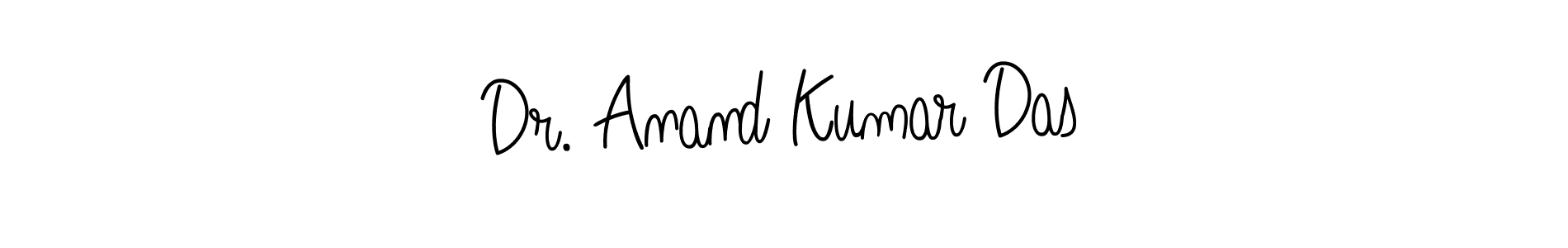 You should practise on your own different ways (Angelique-Rose-font-FFP) to write your name (Dr. Anand Kumar Das) in signature. don't let someone else do it for you. Dr. Anand Kumar Das signature style 5 images and pictures png