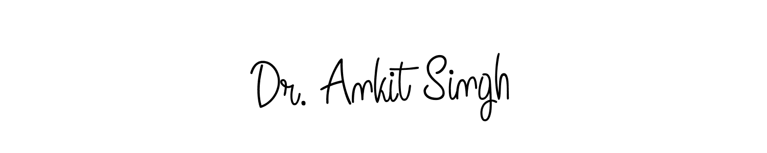 You should practise on your own different ways (Angelique-Rose-font-FFP) to write your name (Dr. Ankit Singh) in signature. don't let someone else do it for you. Dr. Ankit Singh signature style 5 images and pictures png