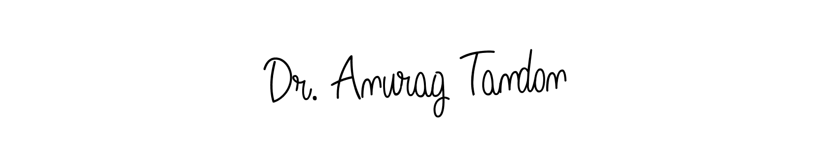Dr. Anurag Tandon stylish signature style. Best Handwritten Sign (Angelique-Rose-font-FFP) for my name. Handwritten Signature Collection Ideas for my name Dr. Anurag Tandon. Dr. Anurag Tandon signature style 5 images and pictures png