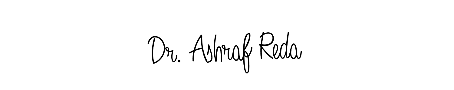 Dr. Ashraf Reda stylish signature style. Best Handwritten Sign (Angelique-Rose-font-FFP) for my name. Handwritten Signature Collection Ideas for my name Dr. Ashraf Reda. Dr. Ashraf Reda signature style 5 images and pictures png