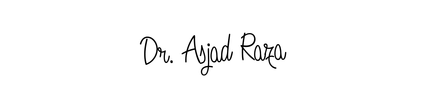 You can use this online signature creator to create a handwritten signature for the name Dr. Asjad Raza. This is the best online autograph maker. Dr. Asjad Raza signature style 5 images and pictures png