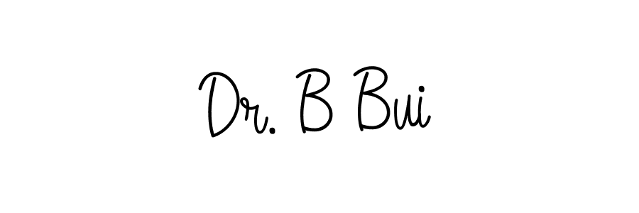 How to Draw Dr. B Bui signature style? Angelique-Rose-font-FFP is a latest design signature styles for name Dr. B Bui. Dr. B Bui signature style 5 images and pictures png