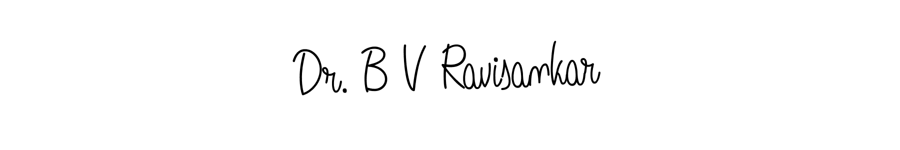 It looks lik you need a new signature style for name Dr. B V Ravisankar. Design unique handwritten (Angelique-Rose-font-FFP) signature with our free signature maker in just a few clicks. Dr. B V Ravisankar signature style 5 images and pictures png