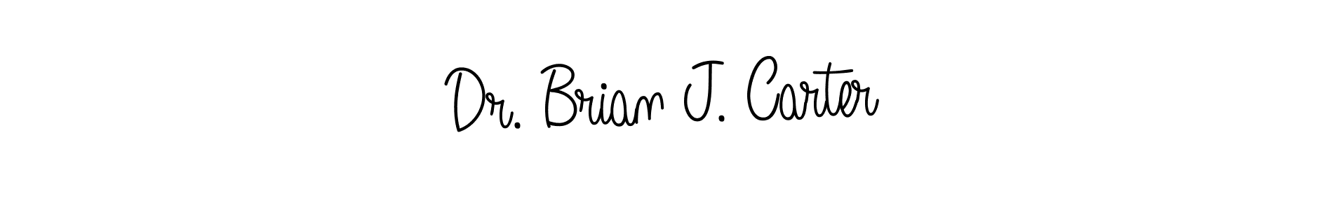 Use a signature maker to create a handwritten signature online. With this signature software, you can design (Angelique-Rose-font-FFP) your own signature for name Dr. Brian J. Carter. Dr. Brian J. Carter signature style 5 images and pictures png