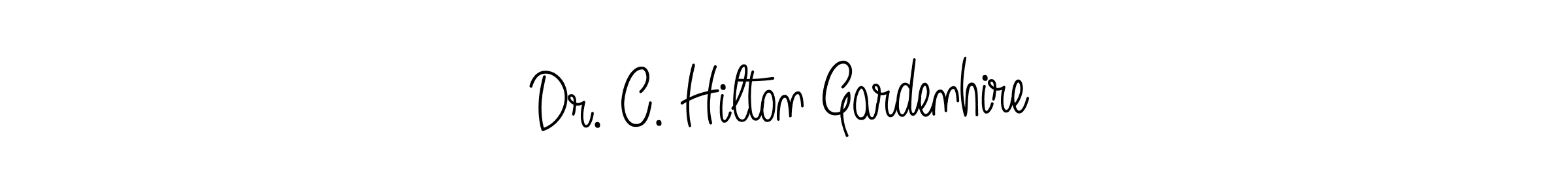 The best way (Angelique-Rose-font-FFP) to make a short signature is to pick only two or three words in your name. The name Dr. C. Hilton Gardenhire include a total of six letters. For converting this name. Dr. C. Hilton Gardenhire signature style 5 images and pictures png