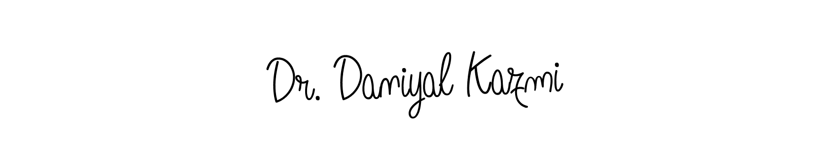 Check out images of Autograph of Dr. Daniyal Kazmi name. Actor Dr. Daniyal Kazmi Signature Style. Angelique-Rose-font-FFP is a professional sign style online. Dr. Daniyal Kazmi signature style 5 images and pictures png