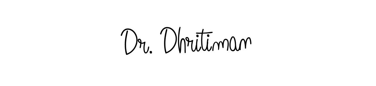 You can use this online signature creator to create a handwritten signature for the name Dr. Dhritiman. This is the best online autograph maker. Dr. Dhritiman signature style 5 images and pictures png