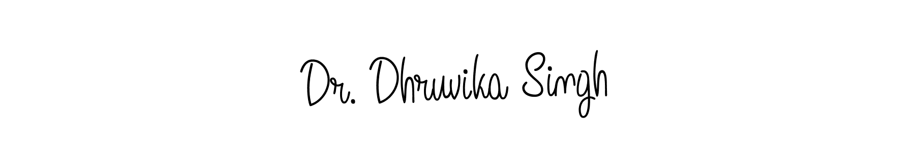 Also we have Dr. Dhruvika Singh name is the best signature style. Create professional handwritten signature collection using Angelique-Rose-font-FFP autograph style. Dr. Dhruvika Singh signature style 5 images and pictures png