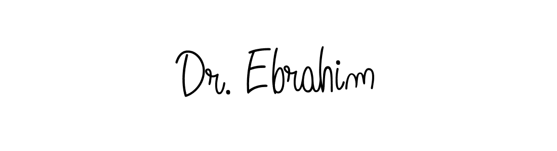 It looks lik you need a new signature style for name Dr. Ebrahim. Design unique handwritten (Angelique-Rose-font-FFP) signature with our free signature maker in just a few clicks. Dr. Ebrahim signature style 5 images and pictures png