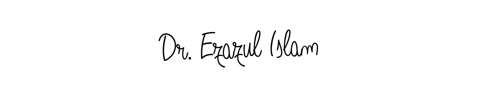 How to make Dr. Ezazul Islam name signature. Use Angelique-Rose-font-FFP style for creating short signs online. This is the latest handwritten sign. Dr. Ezazul Islam signature style 5 images and pictures png