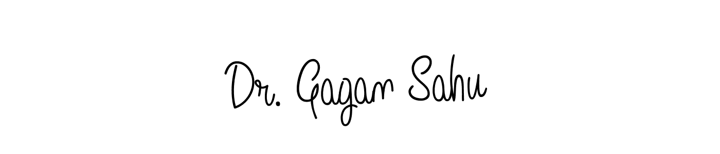 You should practise on your own different ways (Angelique-Rose-font-FFP) to write your name (Dr. Gagan Sahu) in signature. don't let someone else do it for you. Dr. Gagan Sahu signature style 5 images and pictures png