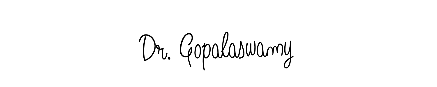 Also You can easily find your signature by using the search form. We will create Dr. Gopalaswamy name handwritten signature images for you free of cost using Angelique-Rose-font-FFP sign style. Dr. Gopalaswamy signature style 5 images and pictures png