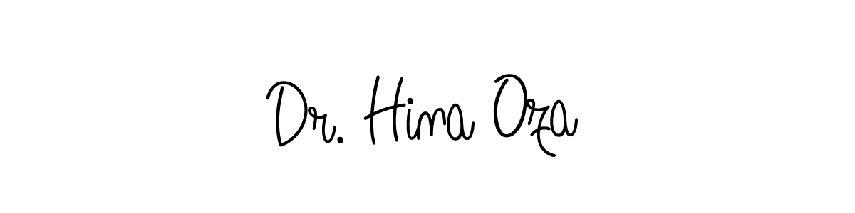 Similarly Angelique-Rose-font-FFP is the best handwritten signature design. Signature creator online .You can use it as an online autograph creator for name Dr. Hina Oza. Dr. Hina Oza signature style 5 images and pictures png