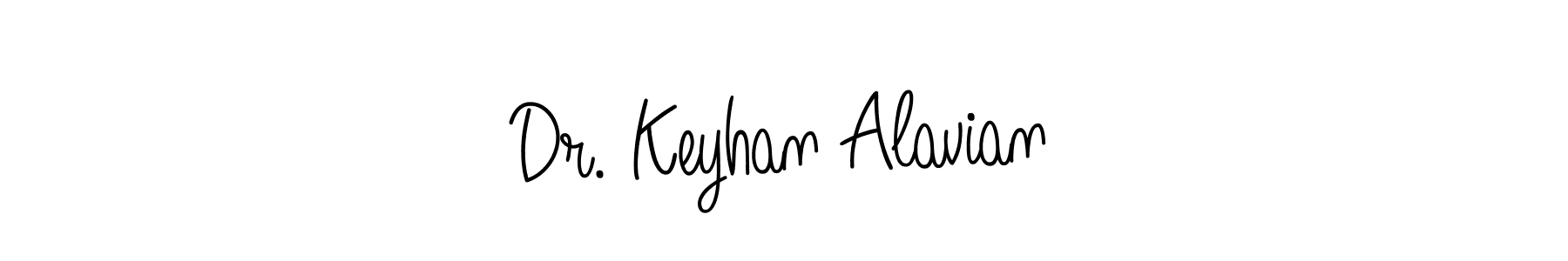 The best way (Angelique-Rose-font-FFP) to make a short signature is to pick only two or three words in your name. The name Dr. Keyhan Alavian include a total of six letters. For converting this name. Dr. Keyhan Alavian signature style 5 images and pictures png