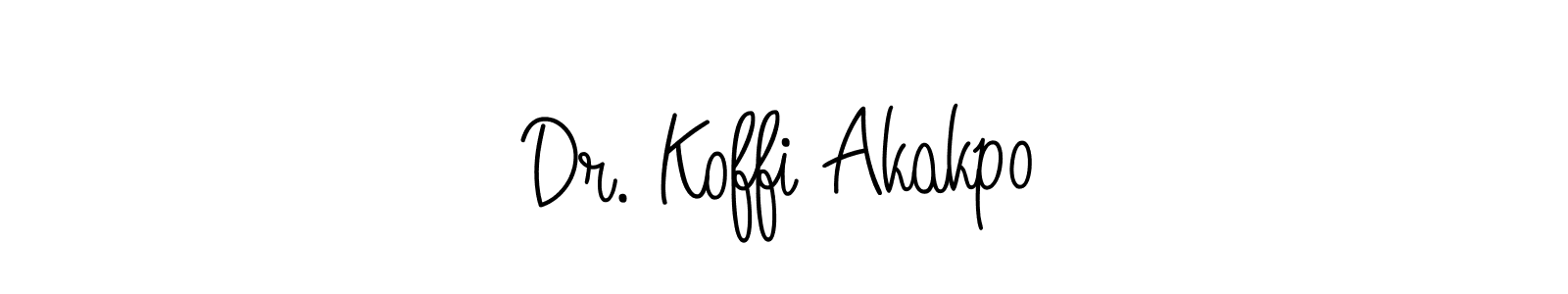 It looks lik you need a new signature style for name Dr. Koffi Akakpo. Design unique handwritten (Angelique-Rose-font-FFP) signature with our free signature maker in just a few clicks. Dr. Koffi Akakpo signature style 5 images and pictures png