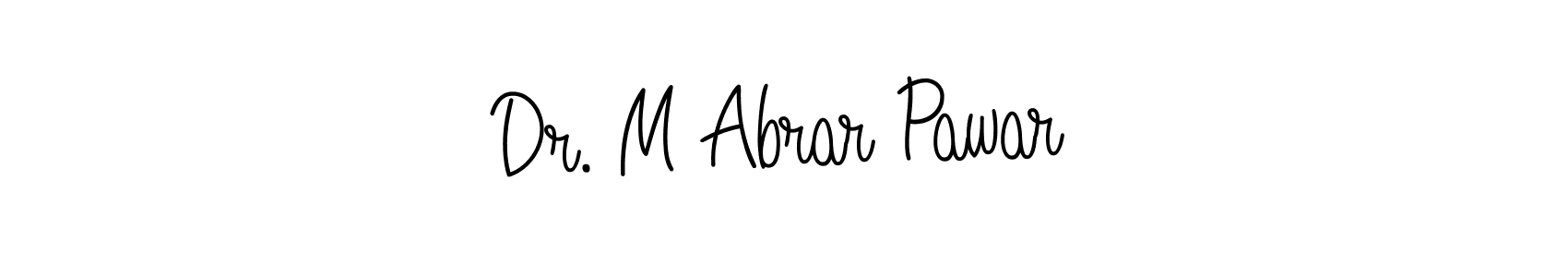 Similarly Angelique-Rose-font-FFP is the best handwritten signature design. Signature creator online .You can use it as an online autograph creator for name Dr. M Abrar Pawar. Dr. M Abrar Pawar signature style 5 images and pictures png