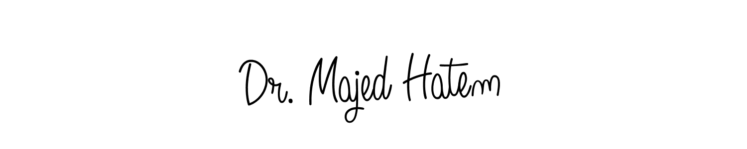 Similarly Angelique-Rose-font-FFP is the best handwritten signature design. Signature creator online .You can use it as an online autograph creator for name Dr. Majed Hatem. Dr. Majed Hatem signature style 5 images and pictures png