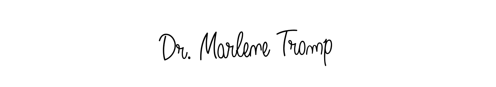 Best and Professional Signature Style for Dr. Marlene Tromp. Angelique-Rose-font-FFP Best Signature Style Collection. Dr. Marlene Tromp signature style 5 images and pictures png