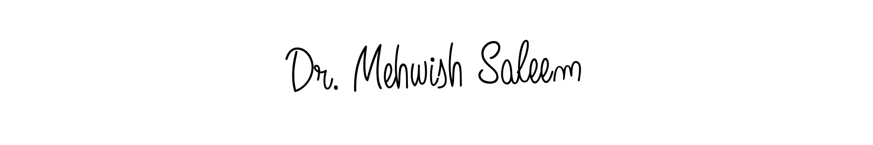 How to make Dr. Mehwish Saleem signature? Angelique-Rose-font-FFP is a professional autograph style. Create handwritten signature for Dr. Mehwish Saleem name. Dr. Mehwish Saleem signature style 5 images and pictures png