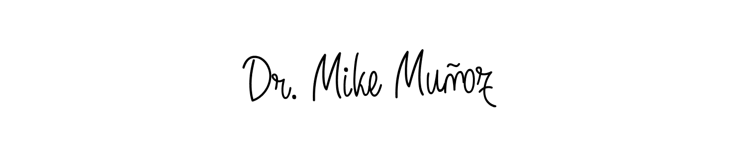 How to Draw Dr. Mike Muñoz signature style? Angelique-Rose-font-FFP is a latest design signature styles for name Dr. Mike Muñoz. Dr. Mike Muñoz signature style 5 images and pictures png