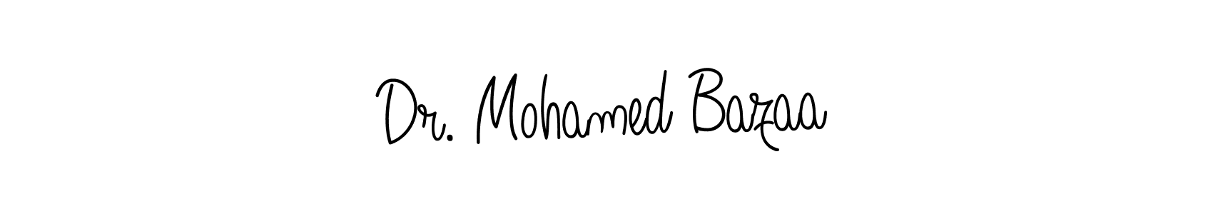 Create a beautiful signature design for name Dr. Mohamed Bazaa. With this signature (Angelique-Rose-font-FFP) fonts, you can make a handwritten signature for free. Dr. Mohamed Bazaa signature style 5 images and pictures png