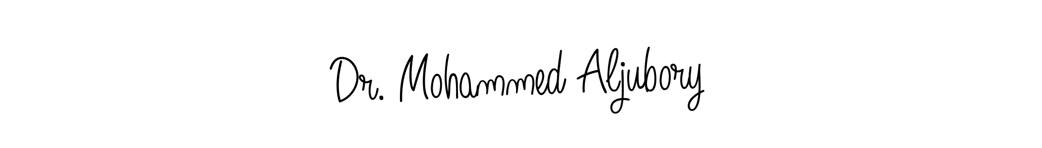 Create a beautiful signature design for name Dr. Mohammed Aljubory. With this signature (Angelique-Rose-font-FFP) fonts, you can make a handwritten signature for free. Dr. Mohammed Aljubory signature style 5 images and pictures png