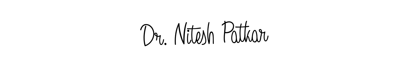 This is the best signature style for the Dr. Nitesh Patkar name. Also you like these signature font (Angelique-Rose-font-FFP). Mix name signature. Dr. Nitesh Patkar signature style 5 images and pictures png